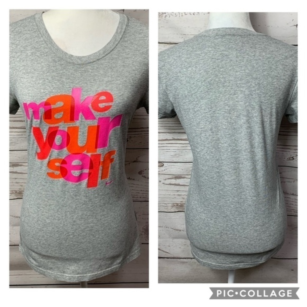 NWOT Nike “Make Your Self” Dri-Fit Cotton Tee